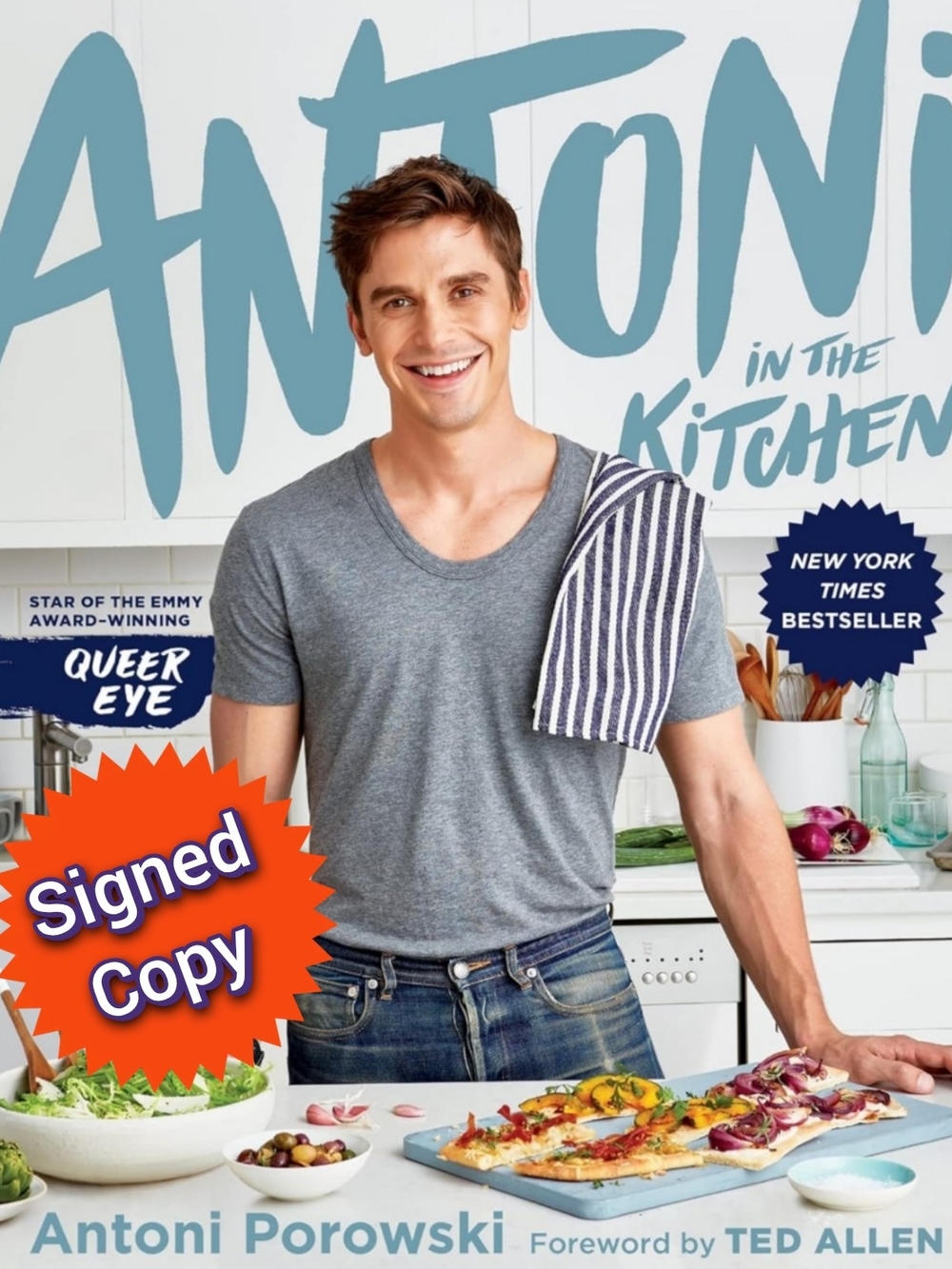 Antoni Porowski Signed Cookbook - "Antoni In The Kitchen"